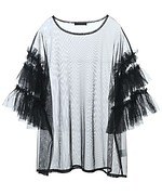 キャンディ ストリッパー24年夏、ふんわりチュールのシャーリングドレス＆花柄刺繍のミニワンピース｜写真25