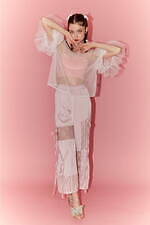 キャンディ ストリッパー24年夏、ふんわりチュールのシャーリングドレス＆花柄刺繍のミニワンピース｜写真29