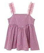 キャンディ ストリッパー24年夏、ふんわりチュールのシャーリングドレス＆花柄刺繍のミニワンピース｜写真2