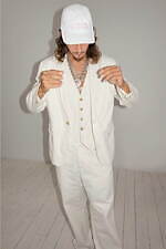 シュプリーム×エムエム6 メゾン マルジェラ、エコファーのパッチワークコートやボックスロゴキャップ｜写真3