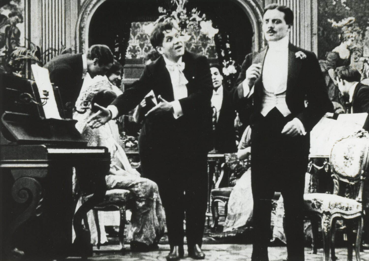『マックスとピアノ』(1913年、フランス、監：マックス・ランデー)