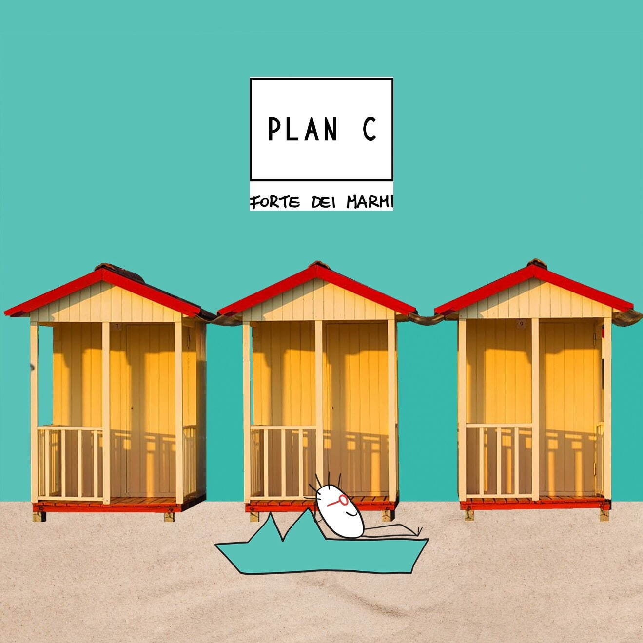 プラン シー“夏のビーチ”描くカラフルなポーチやバッグ、陽気なグラフィックTシャツも｜写真7