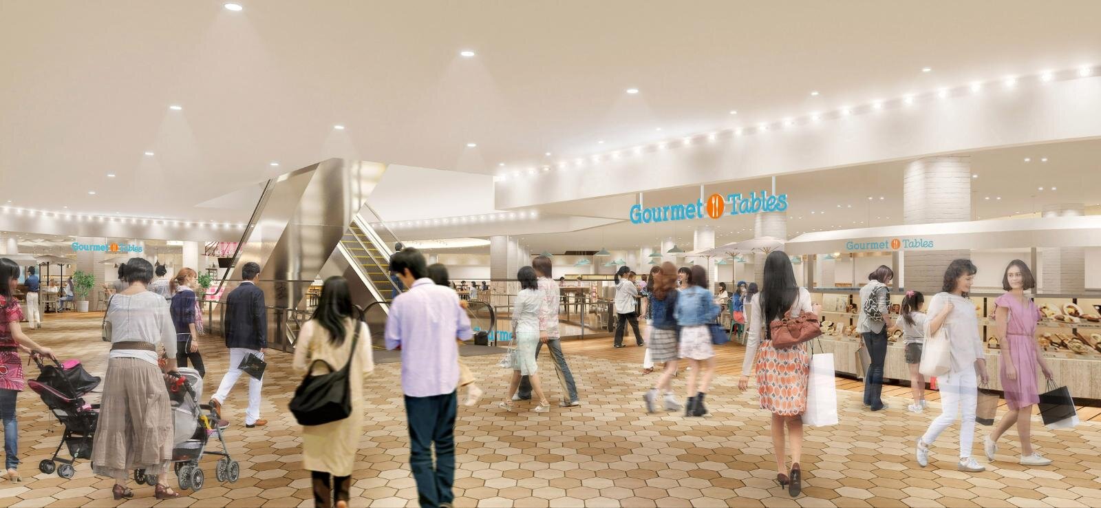 〈北館I期エリア〉3階フードコート入口 イメージ