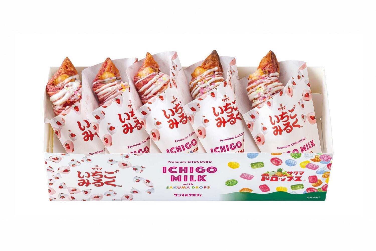サンマルクカフェ×サクマ製菓「いちごみるく」「サクマドロップス」“まるで宝石”限定チョコクロなど｜写真11