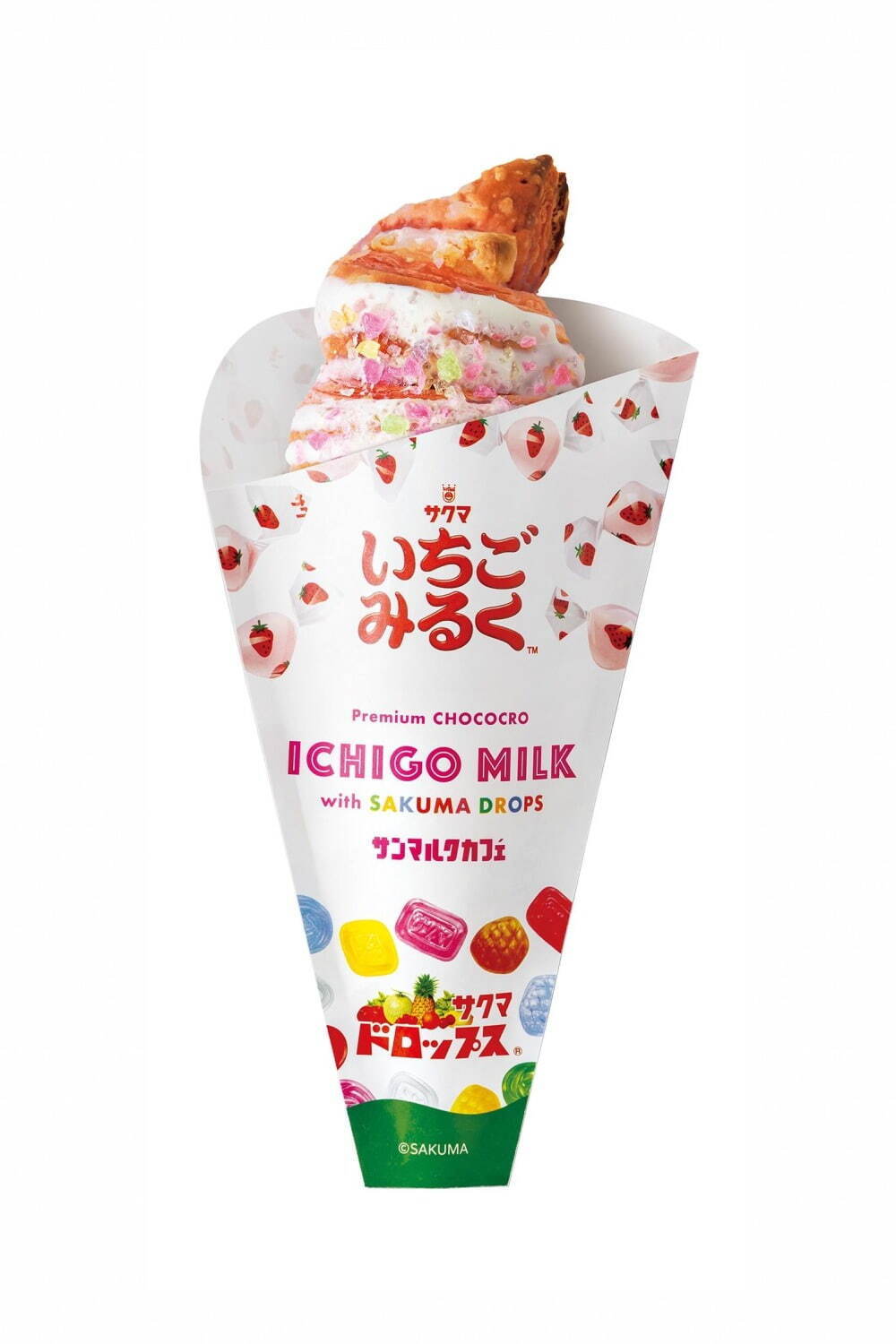 サンマルクカフェ×サクマ製菓「いちごみるく」「サクマドロップス」“まるで宝石”限定チョコクロなど｜写真8