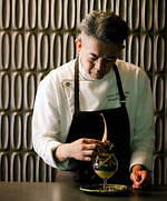 アマン京都「庭パフェ」枯山水が浮かぶ限定スイーツ、オーガニック抹茶を主役に森の庭を表現｜写真5