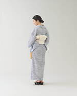 ザ・ヤード 2024年春夏きもの - 茜色の有松鳴海絞りのゆかたや縄文編みのコラボバッグなど｜写真11