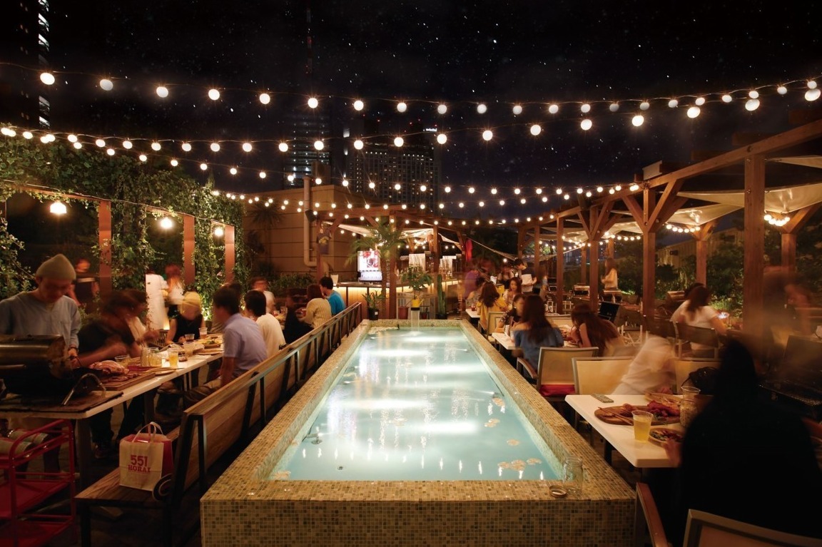 バーベキュー｜なんばパークス“大阪ミナミ”一望する屋上BBQビアガーデン、肉盛り合わせ＆タコスの食べ放題