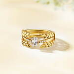 4℃の春ジュエリー、ミモザを表現したレモンクォーツのネックレス＆ライラックの花びら着想ピアスなど｜写真11