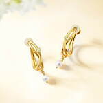 4℃の春ジュエリー、ミモザを表現したレモンクォーツのネックレス＆ライラックの花びら着想ピアスなど｜写真13