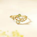 4℃の春ジュエリー、ミモザを表現したレモンクォーツのネックレス＆ライラックの花びら着想ピアスなど｜写真6