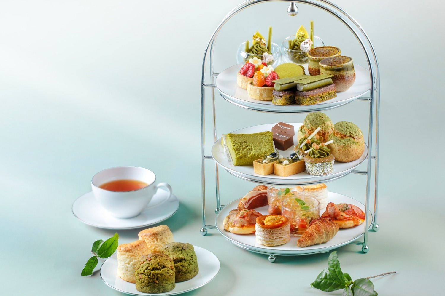 ダックワーズ｜ウェスティンホテル東京「抹茶アフタヌーンティー」“レモン香る”抹茶モンブランや柚子×抹茶タルトなど