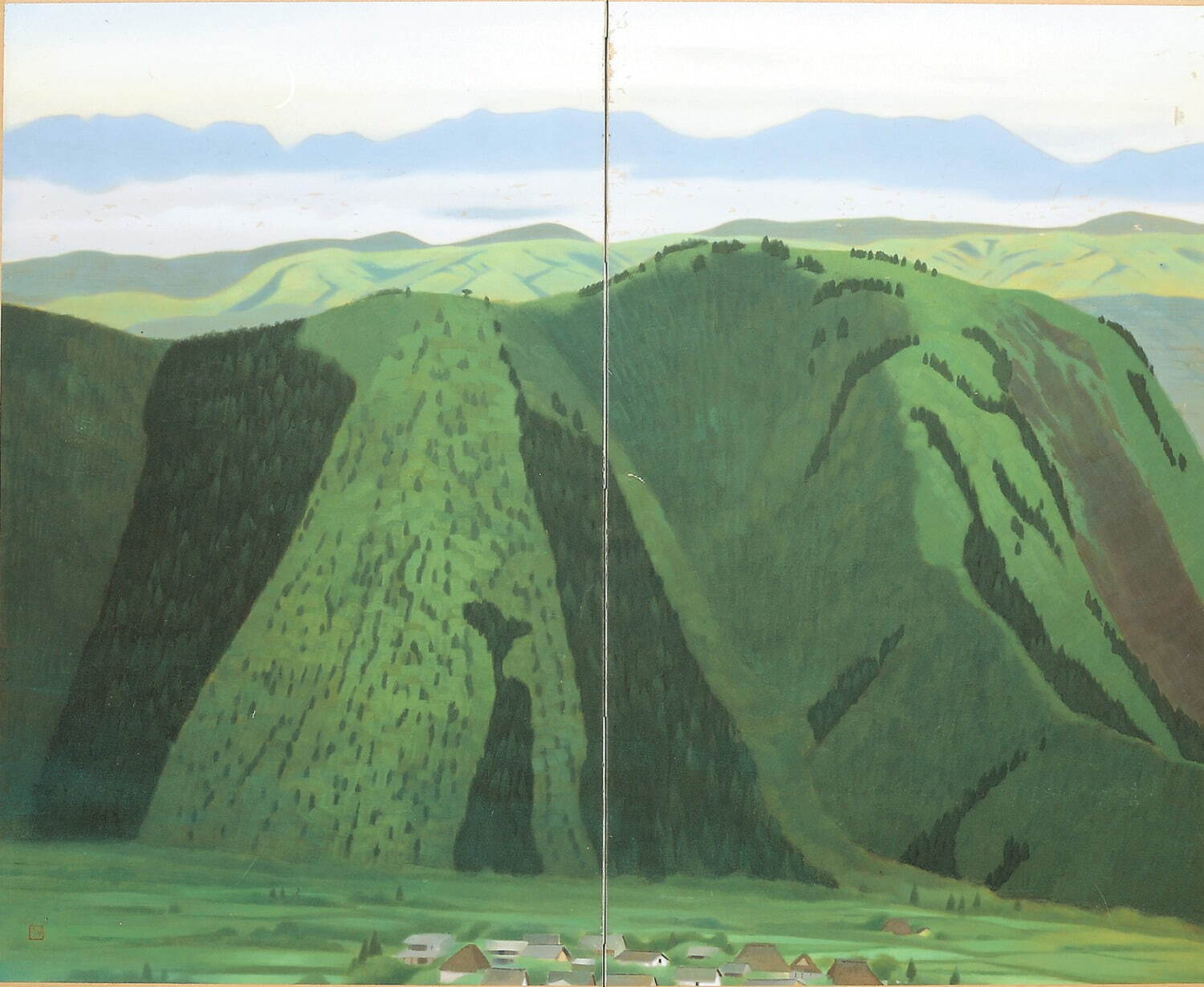 奥村厚一《夕光》1938年 玉村本店蔵