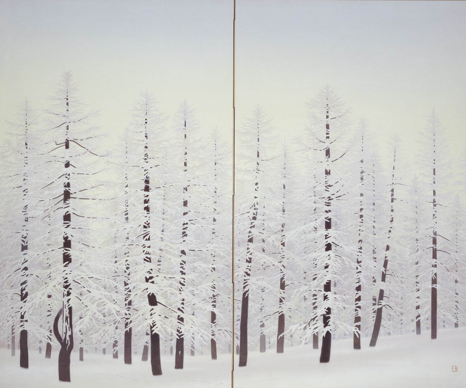 奥村厚一《浄晨》1946年 東京藝術大学蔵