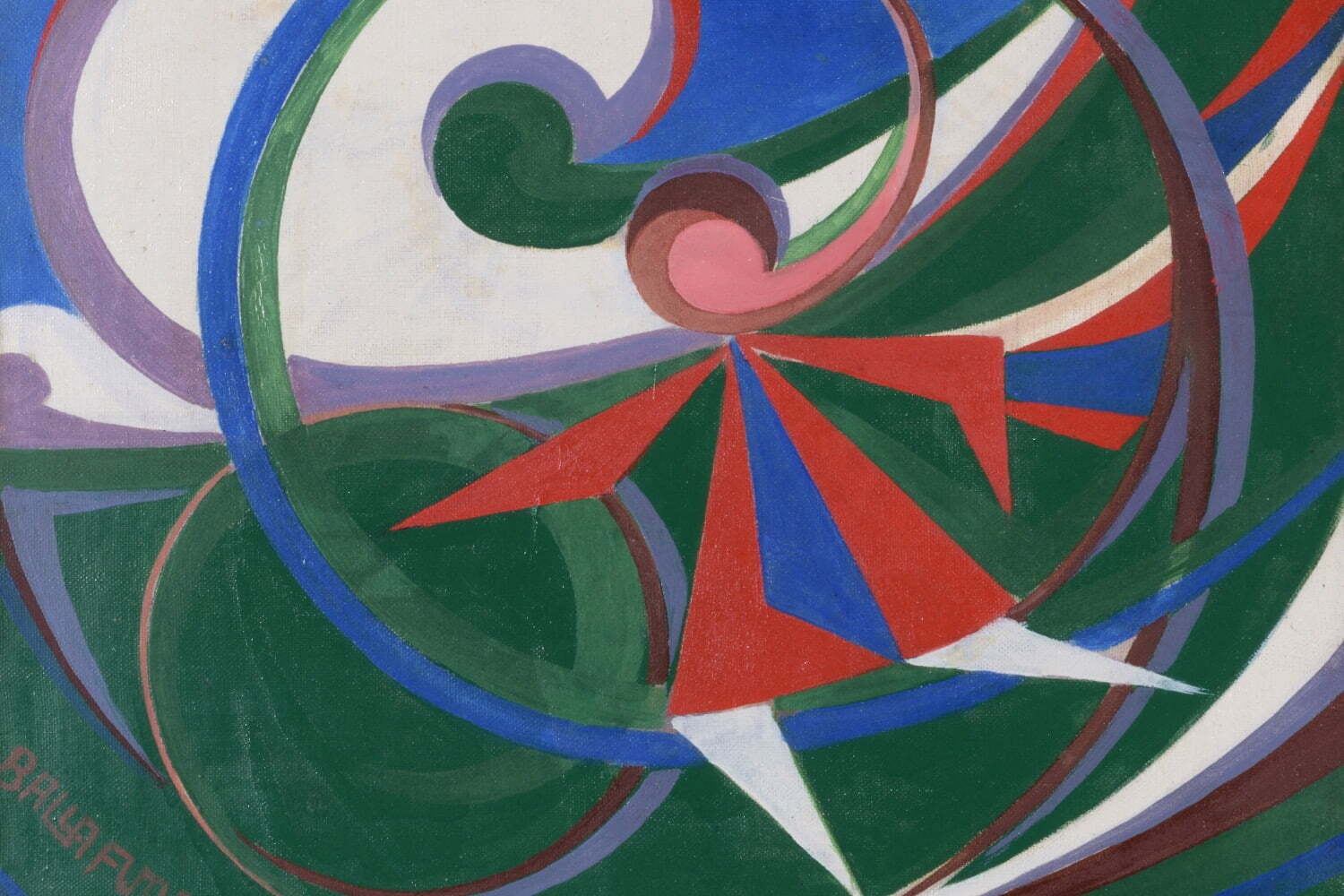 片岡球子「牡丹と青富士」 油彩 F8号 肉筆 サインあり 片岡球子「牡丹と青富士」卸価格販売