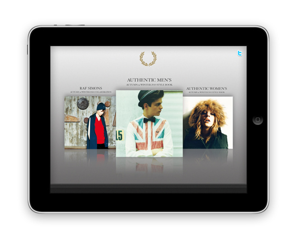 iPhone/iPad フレッドペリー ブランドアプリ