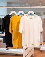 ユニクロ×JW アンダーソン ウィメンズ、英国工芸品着想の配色ライン入りセーターなど｜写真7