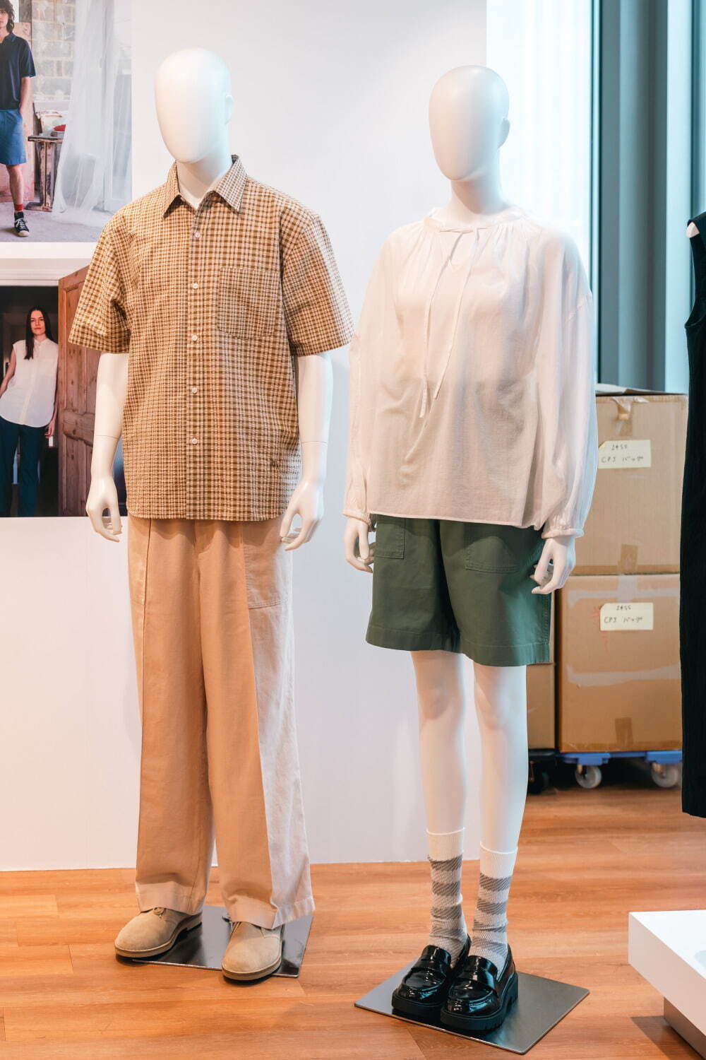 ユニクロ×JW アンダーソン メンズ、英国工芸品着想ニットポロシャツやチェック柄シャツ｜写真4