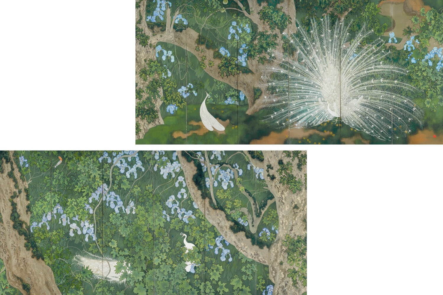 石崎光瑤 《白孔雀》 大正11年(1922年) 大阪中之島美術館蔵