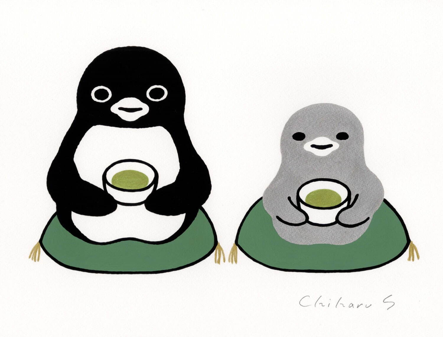 展覧会「ペンギン喫茶」伊勢丹新宿店で、“Suicaのペンギン”作者・坂崎千春の原画を展示販売｜写真7