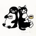 展覧会「ペンギン喫茶」伊勢丹新宿店で、“Suicaのペンギン”作者・坂崎千春の原画を展示販売｜写真4