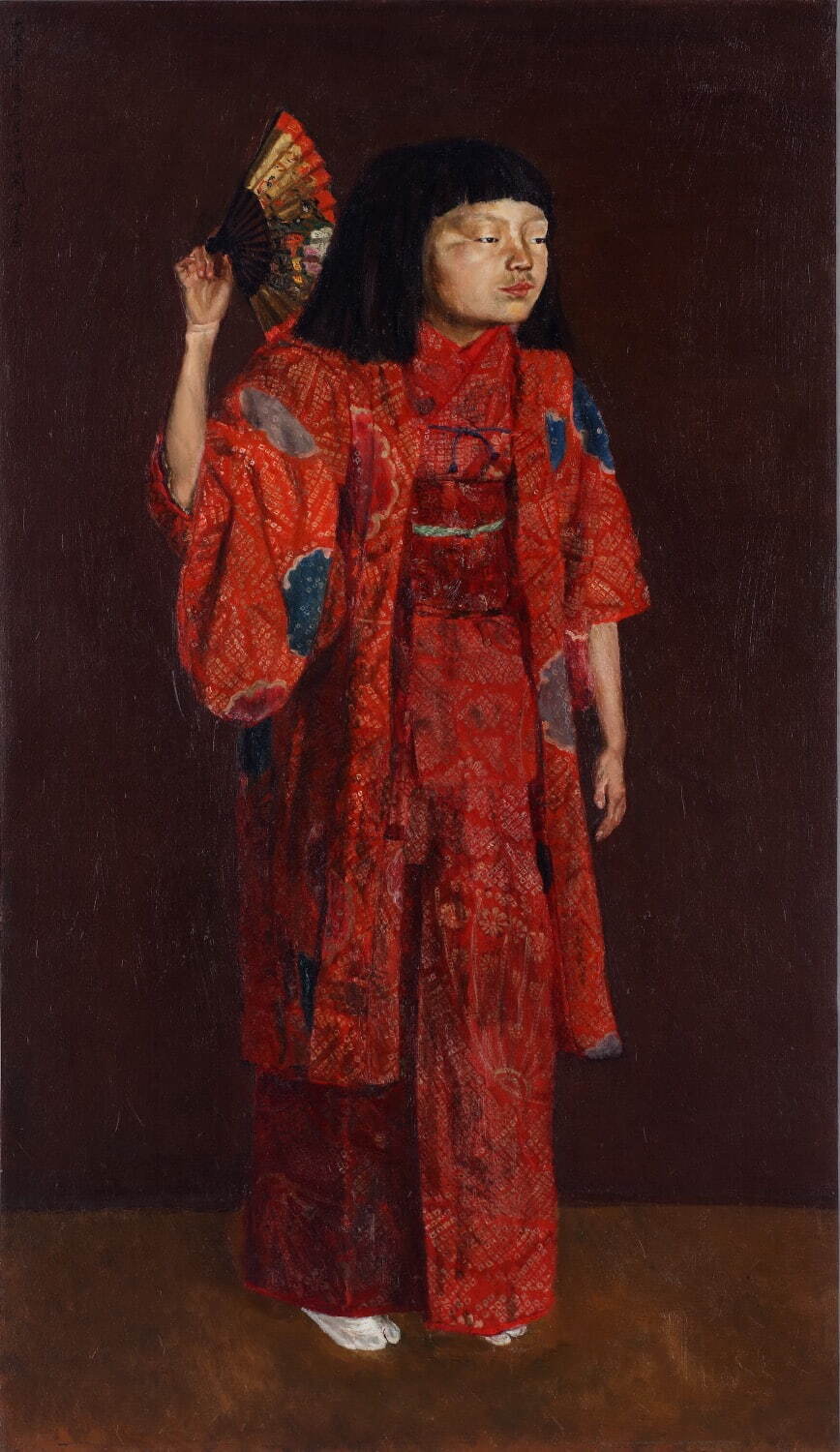 岸田劉生 《童女舞姿》 1924年
油彩、画布 大原美術館蔵