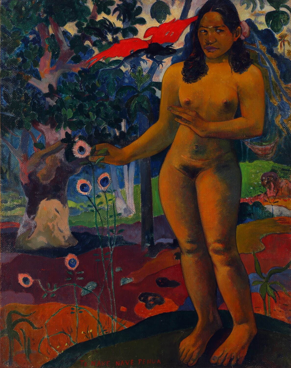 ポール・ゴーギャン 《かぐわしき大地》 1892年
油彩、画布 大原美術館蔵