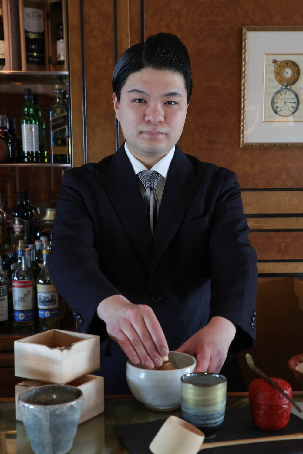 帝国ホテル 東京の“お茶”アフタヌーンティー、「一保堂茶舗」のお茶を使った抹茶フランやエクレア｜写真6