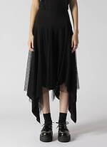 リミ フゥ“花柄レース”のアシンメトリードレス＆安全ピンのチェーン配したドレープジャケット｜写真16