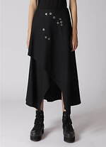 リミ フゥ“花柄レース”のアシンメトリードレス＆安全ピンのチェーン配したドレープジャケット｜写真7