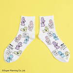 タビオ×ミスター・フレンドリーの靴下、大きめ刺繍入りや愛らしい表情の総柄プリントソックスなど｜写真7