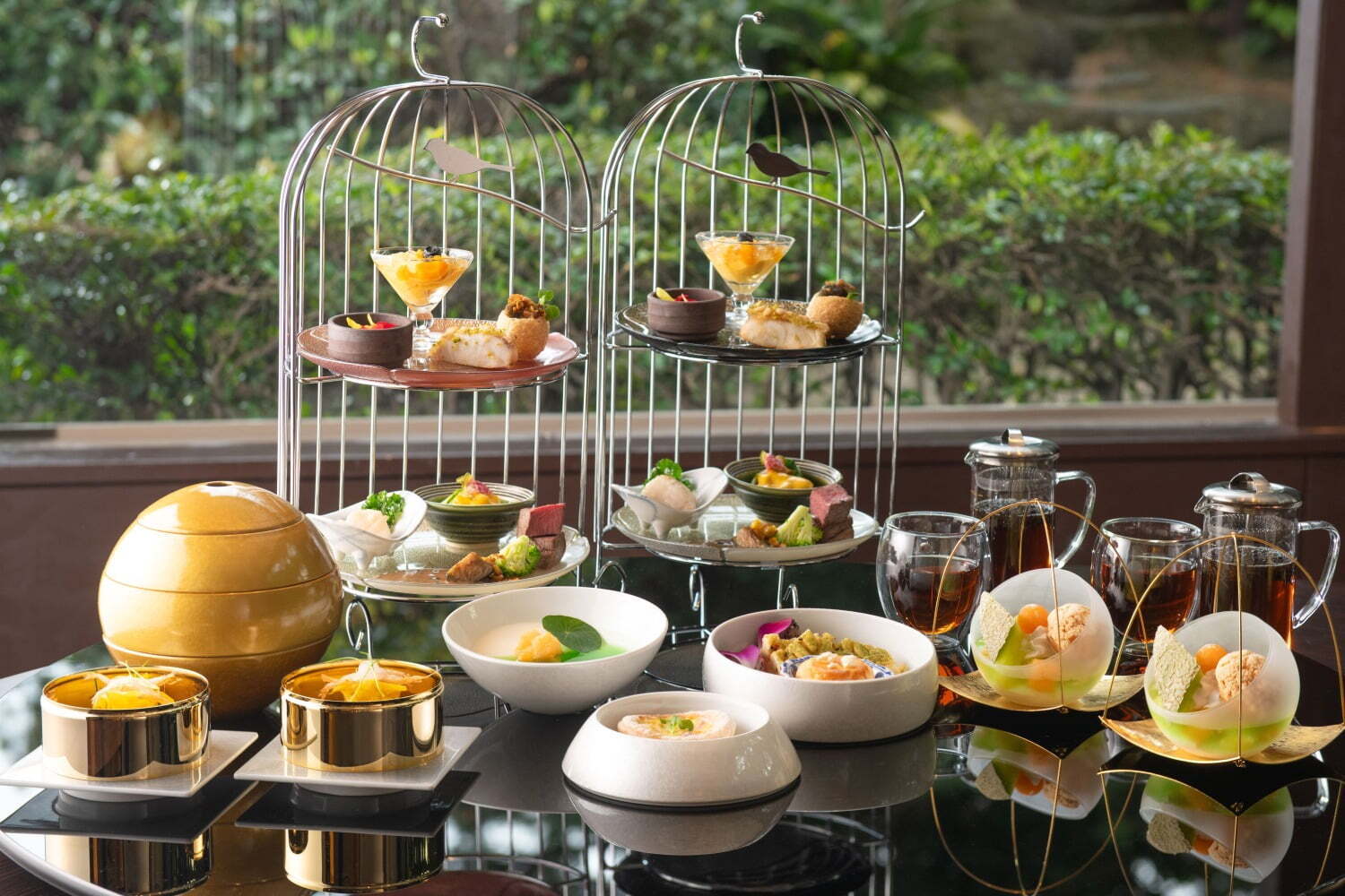中華｜ヒルトン東京ベイ初夏の“中華”アフタヌーンティー、旬の真鯛料理やメロン＆ココナッツパフェ