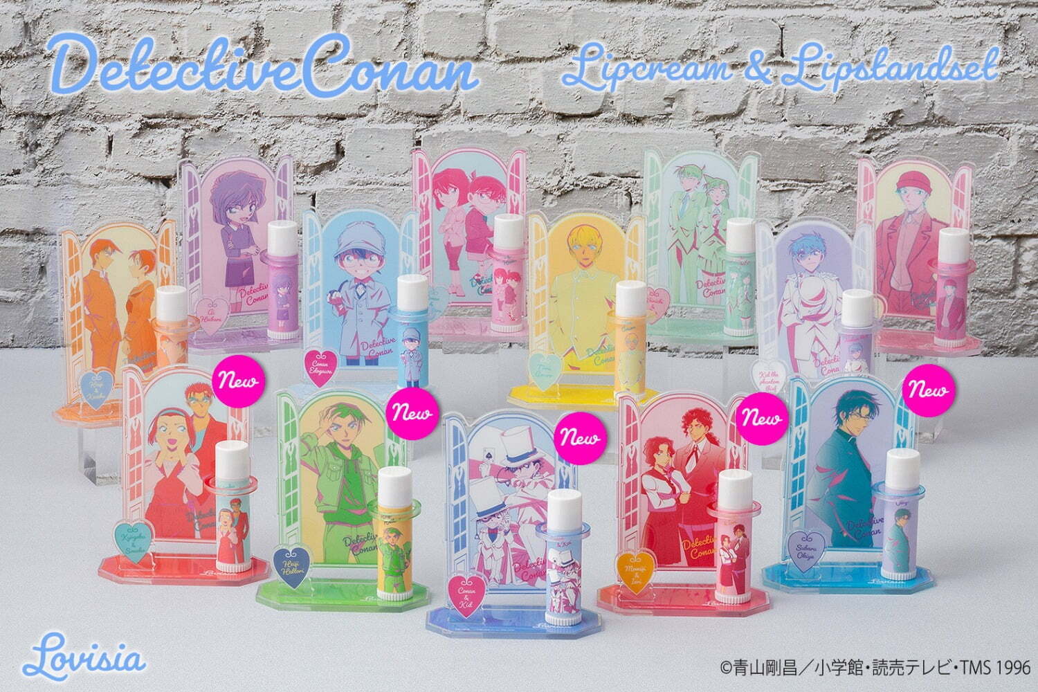 名探偵コナン｜「名探偵コナン ハンドクリーム」“コナン＆キッド”のペアデザインなど全5種、リップクリームも