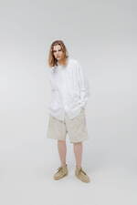 バウ ワウ×ビームス“アイビー”テーマのコラボウェア、リペア入りシャツ＆チノビッグショーツ｜写真12