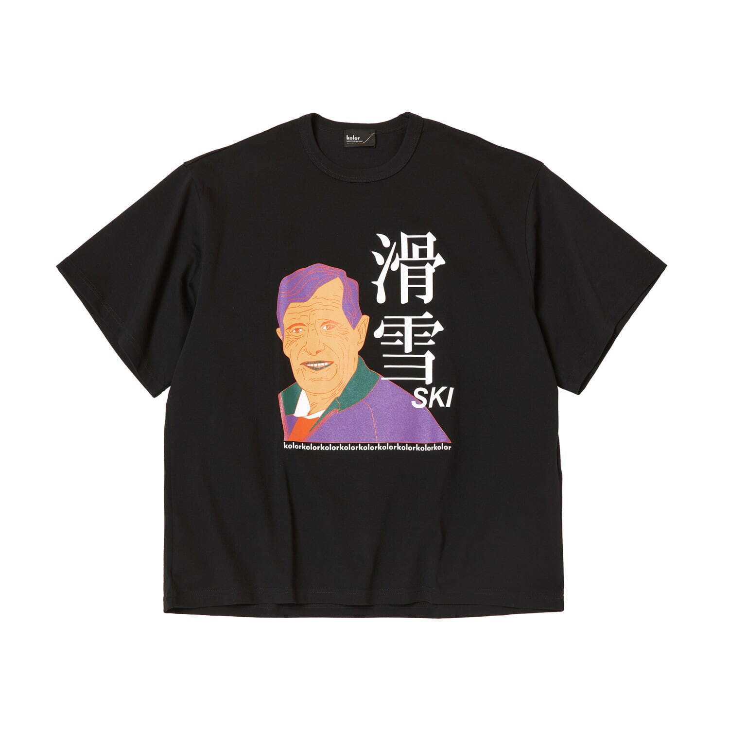カラー24年夏限定シャツ、大胆グラフィックTシャツや