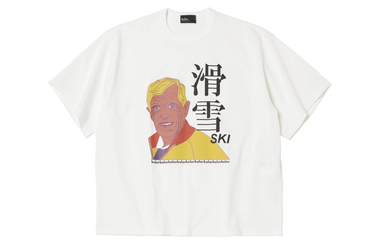 カラー24年夏限定シャツ、大胆グラフィックTシャツやアシンメトリーな襟のポロシャツ