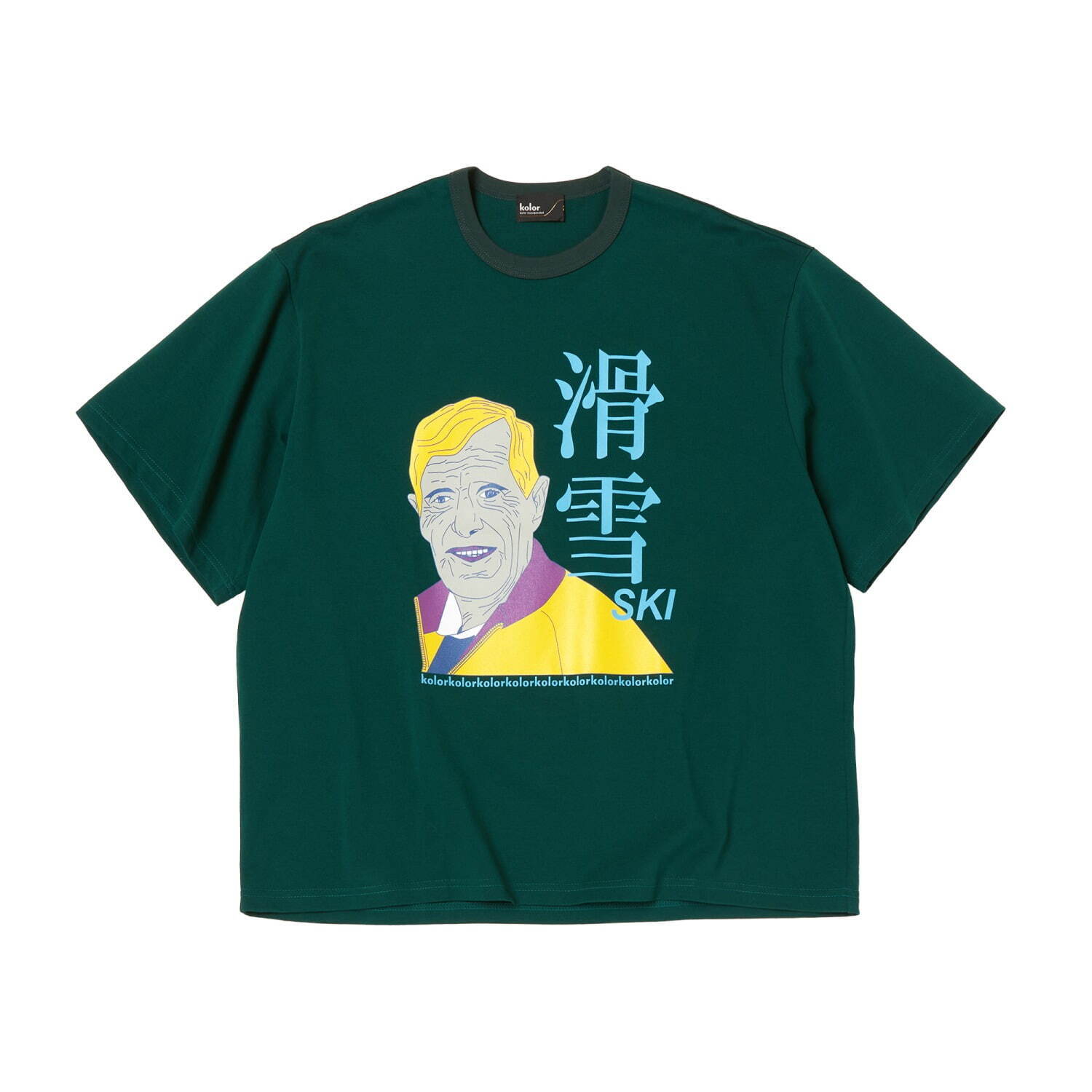 カラー24年夏限定シャツ、大胆グラフィックTシャツやアシンメトリーな襟のポロシャツ｜写真9