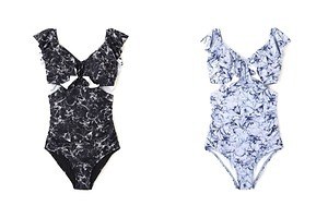 ジル バイ ジルスチュアート24年春夏スイムウェア、花柄ワンピース＆“リボン付き”ビキニ