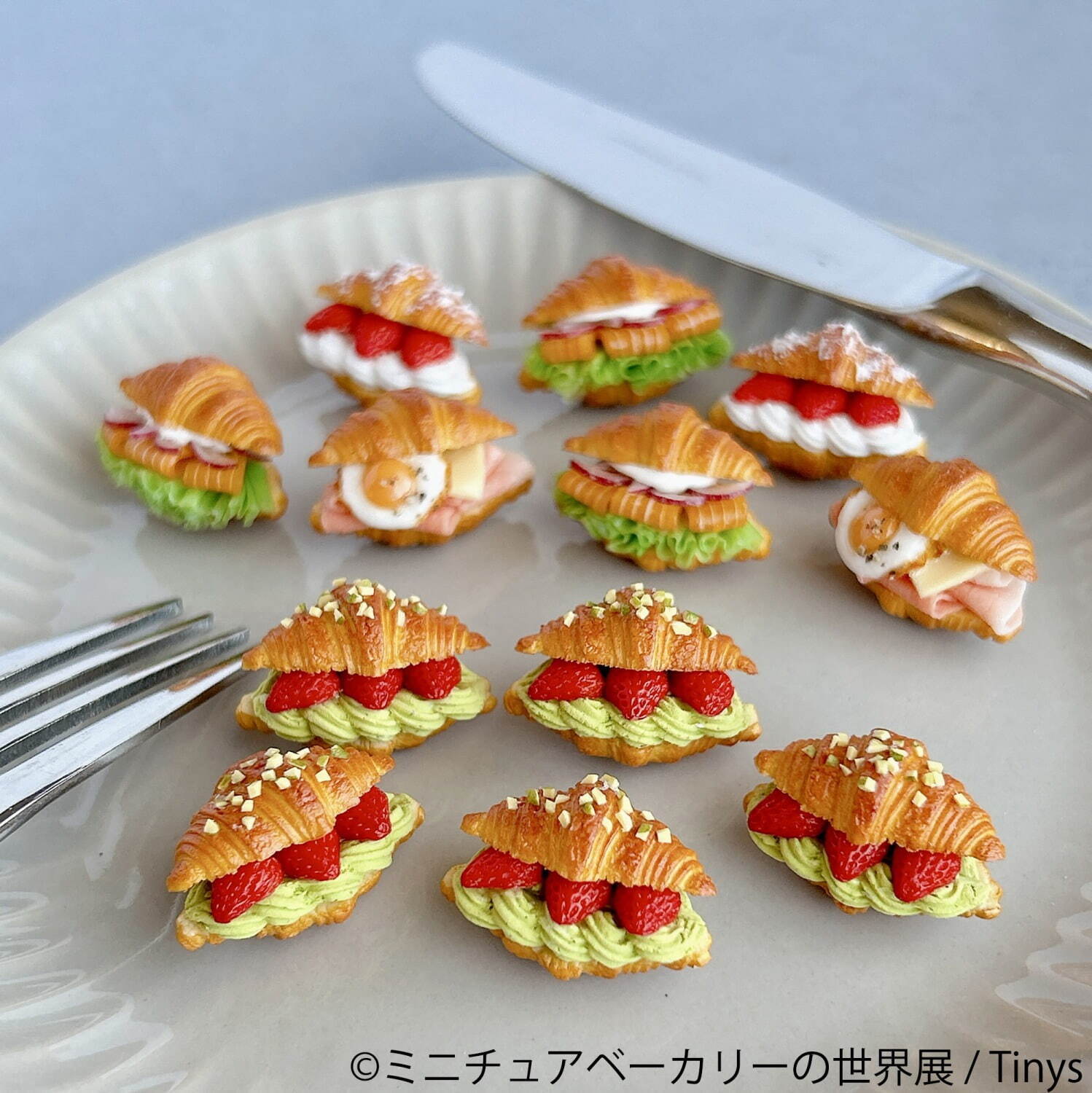 「ミニチュアベーカリーの世界展 2024」大阪で、“まるで本物”なミニパン＆スイーツの作品やグッズ｜写真5