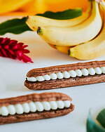 メゾンカカオ、チョコバナナの限定アロマ生チョコレート＆生チョコエクレア｜写真2