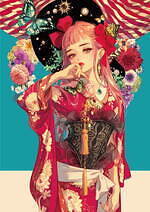 イラストレーター・マツオヒロミの展覧会が東京・弥生美術館で、レトロモダンな架空の雑誌作品の実物など｜写真1