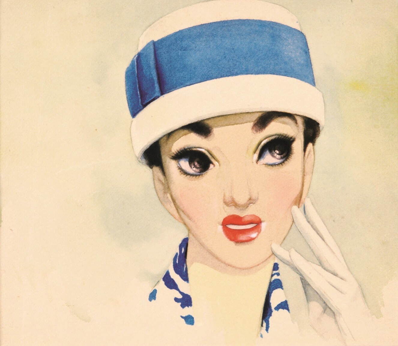 中原淳一 《表紙原画(『それいゆ』第39号)》 1956年 個人蔵 ©JUNICHI NAKAHARA / HIMAWARIYA