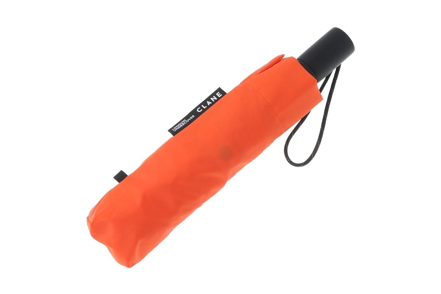 クラネ×ロンドンアンダーカバーの“晴雨兼用”折りたたみ傘、ダブルネームを配したオレンジ＆ブラック｜写真12