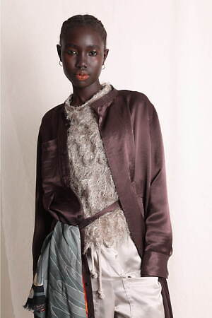 カミシマチナミ イエロー(KAMISHIMA CHINAMI YELLOW) 2024-25年秋冬ウィメンズコレクション  - 写真3