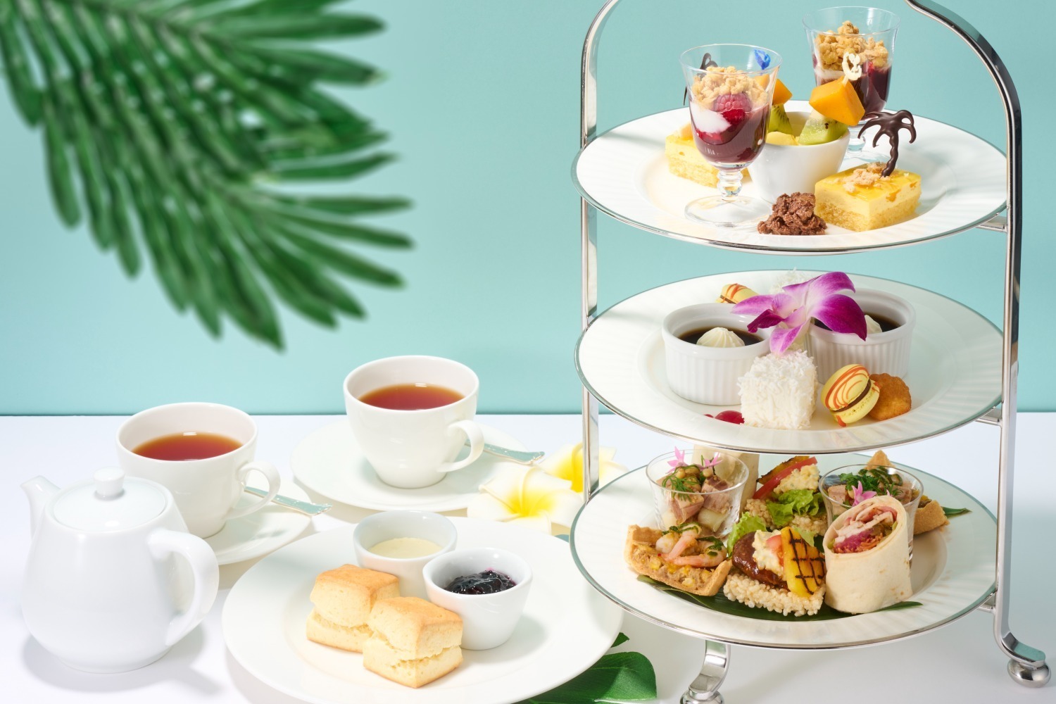 ハワイ｜帝国ホテル 大阪「ハワイアンアフタヌーンティー」“爽やか”アサイーボウルやコナコーヒーゼリー