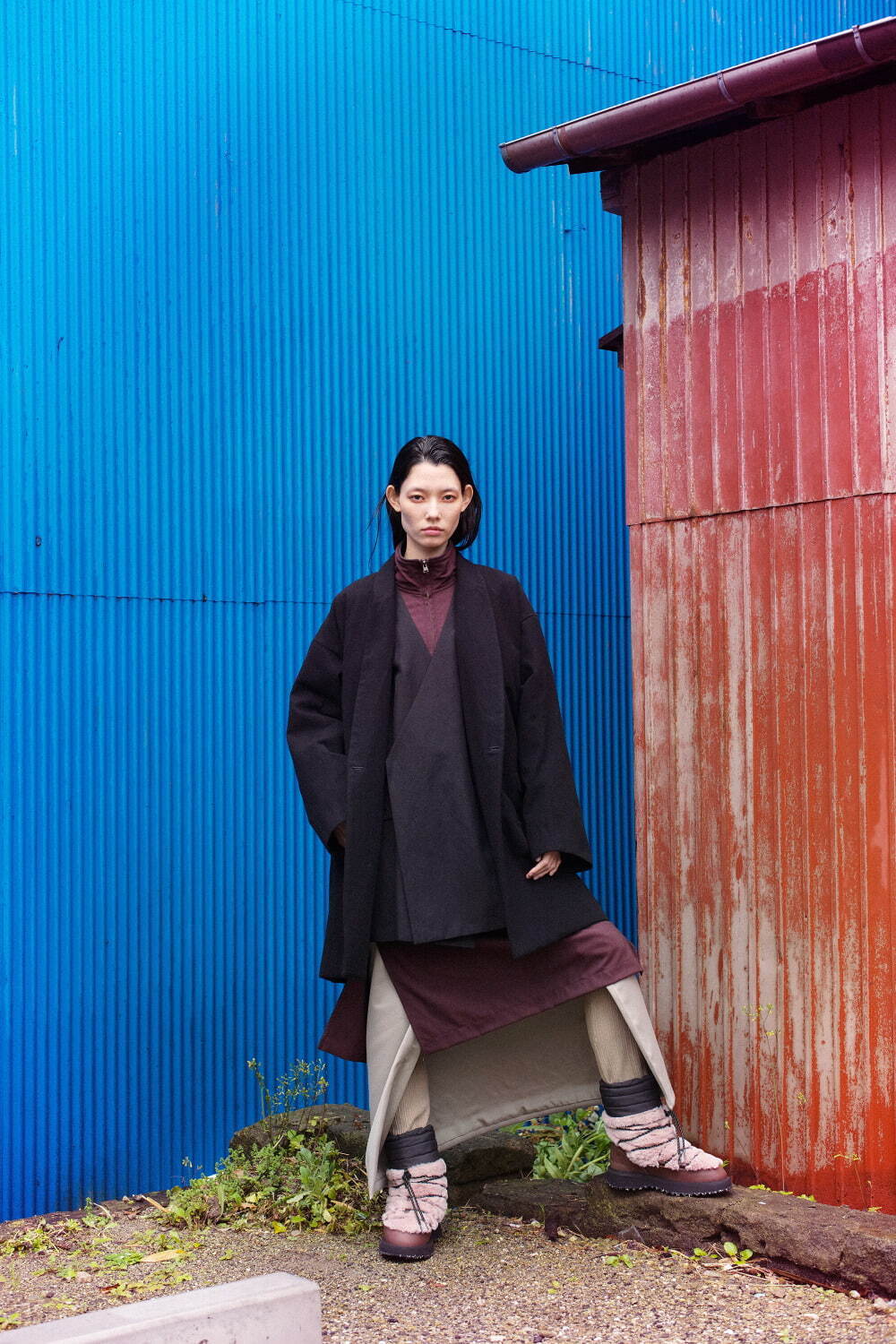 スイコック 2024-25年秋冬｜ スタンド/ノーカラーコート