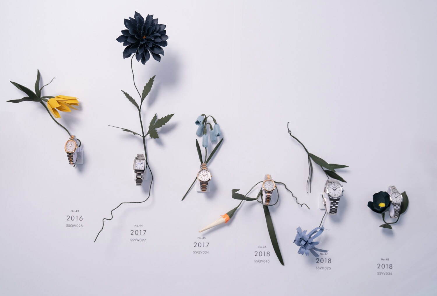 セイコー ルキア“花と光”の腕時計展示会が原宿で、アーカイブ展示や人気ウォッチ試着｜写真2