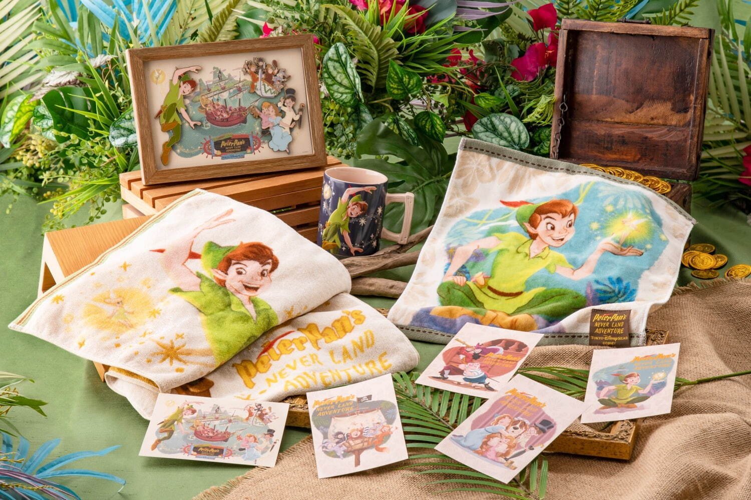 東京ディズニーシー「ファンタジースプリングス」ピーター・パンの時計台ポップコーンバケットなど新グッズ - ファッションプレス
