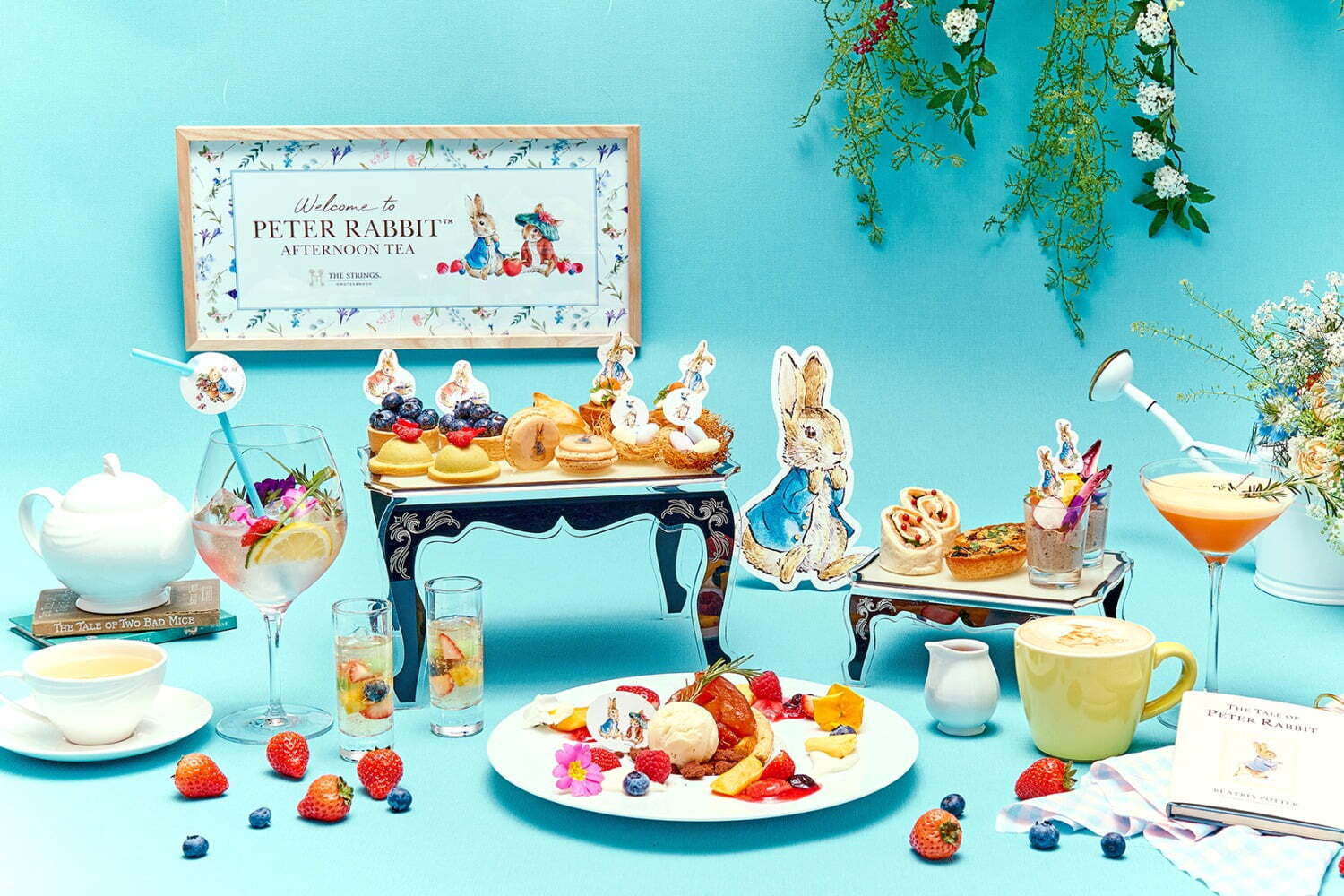 「ピーターラビット アフタヌーンティー」表参道で、絵本から着想のフルーツ＆野菜たっぷりスイーツ