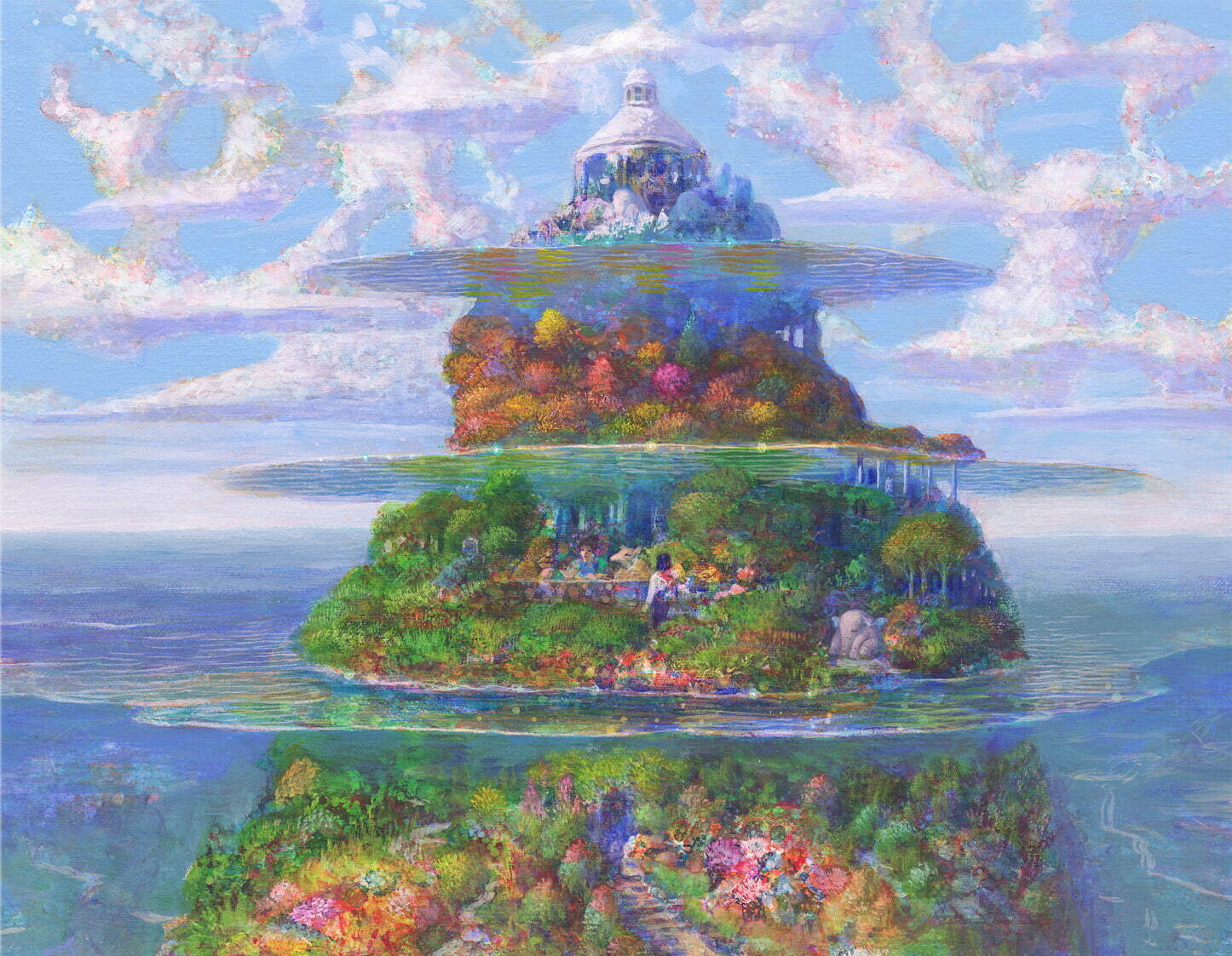 『耳をすませば』背景を手がけた画家・井上直久の個展が池袋で、幻想的な“イバラード”の新作原画や版画｜写真7